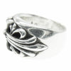 CHROME HEARTS クロムハーツ（原本無） FLRL CRS フローラルクロス リング シルバー系 9号【中古】