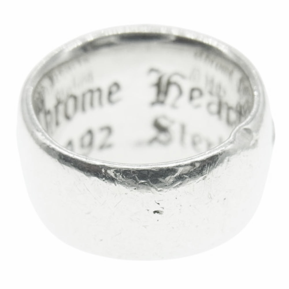 CHROME HEARTS クロムハーツ（原本無） FLRL CRS フローラルクロス リング シルバー系 9号【中古】