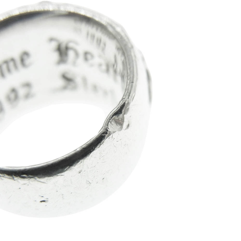 CHROME HEARTS クロムハーツ（原本無） FLRL CRS フローラルクロス リング シルバー系 9号【中古】