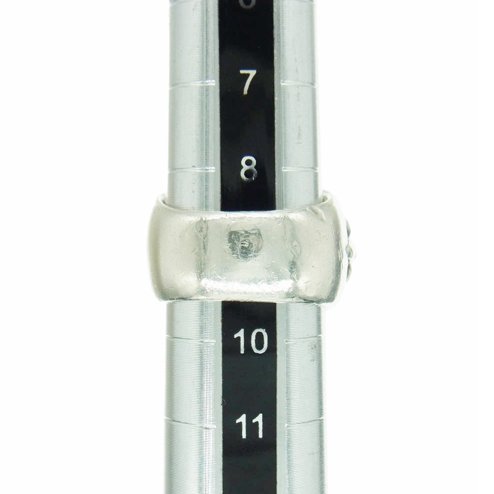 CHROME HEARTS クロムハーツ（原本無） FLRL CRS フローラルクロス リング シルバー系 9号【中古】