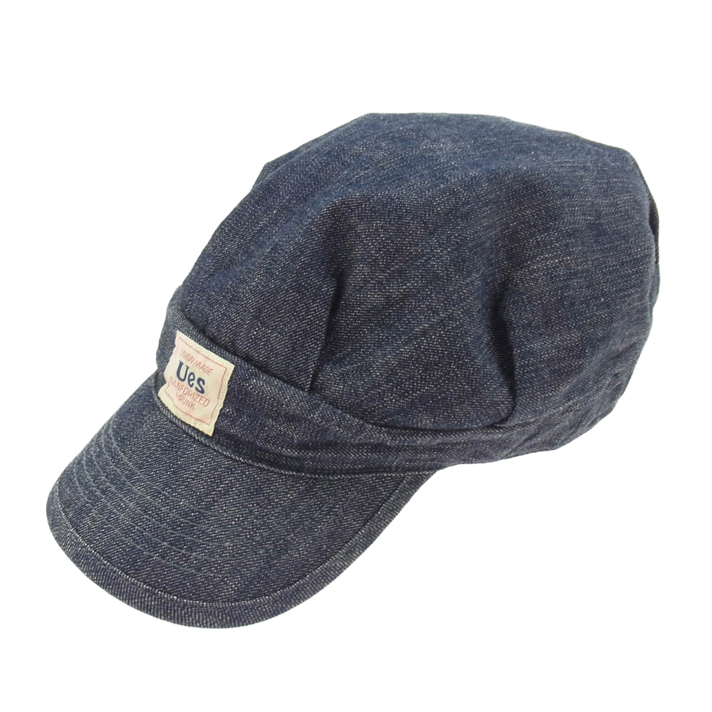 デニム ワーク キャップ インディゴブルー系 L【中古】