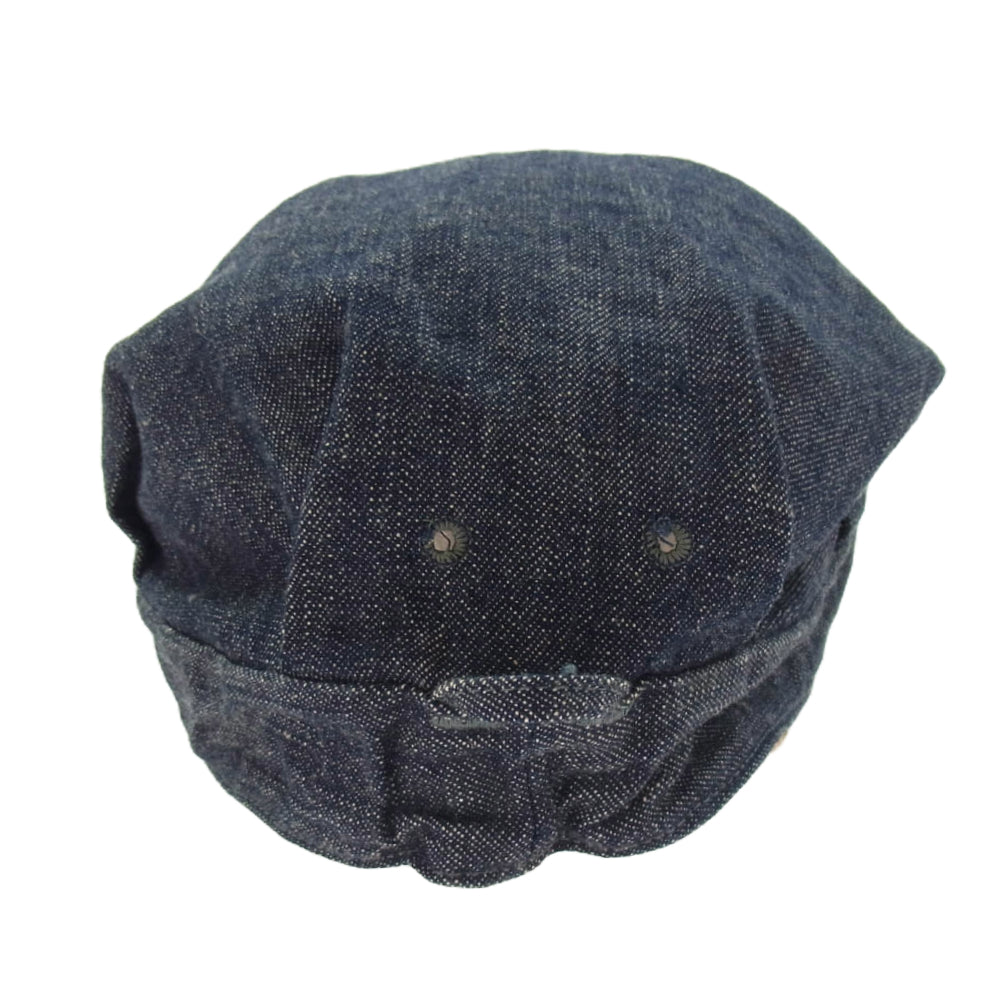 デニム ワーク キャップ インディゴブルー系 L【中古】