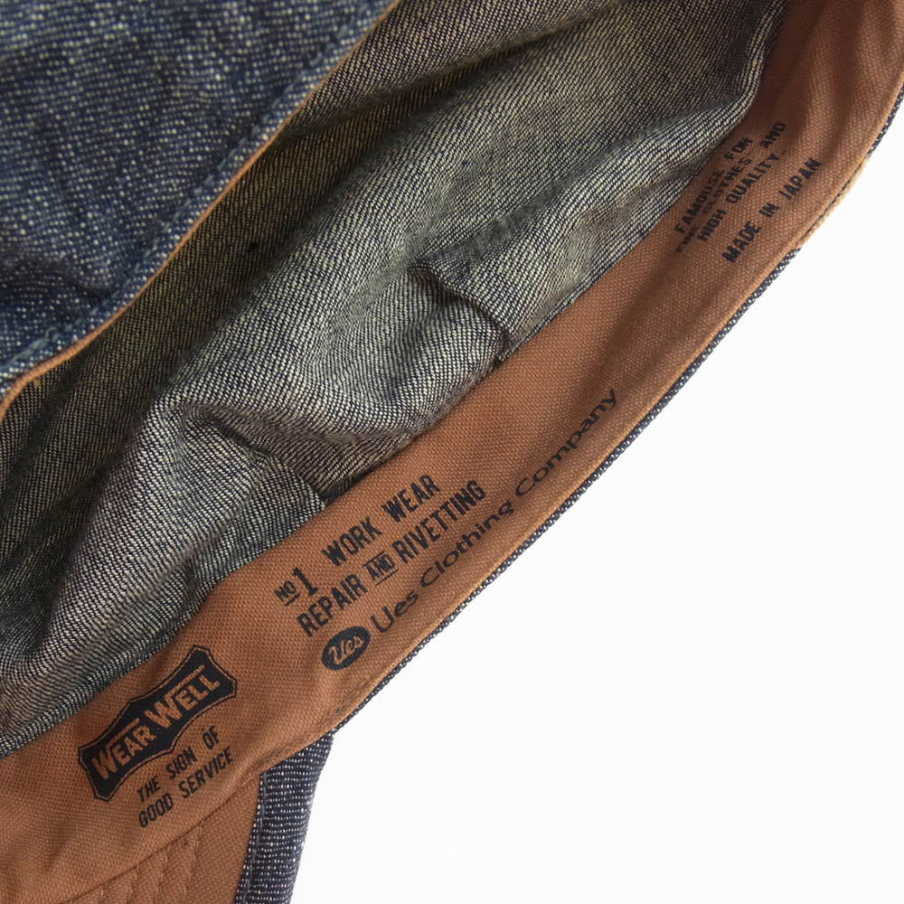 デニム ワーク キャップ インディゴブルー系 L【中古】