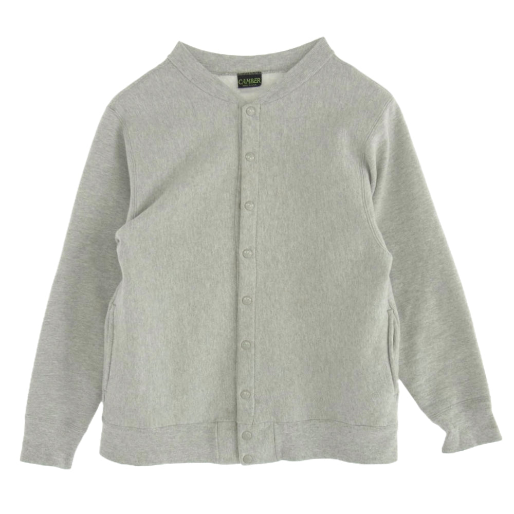 キャンバー USA製 スウェット スナップ カーディガン グレー系 M【中古】