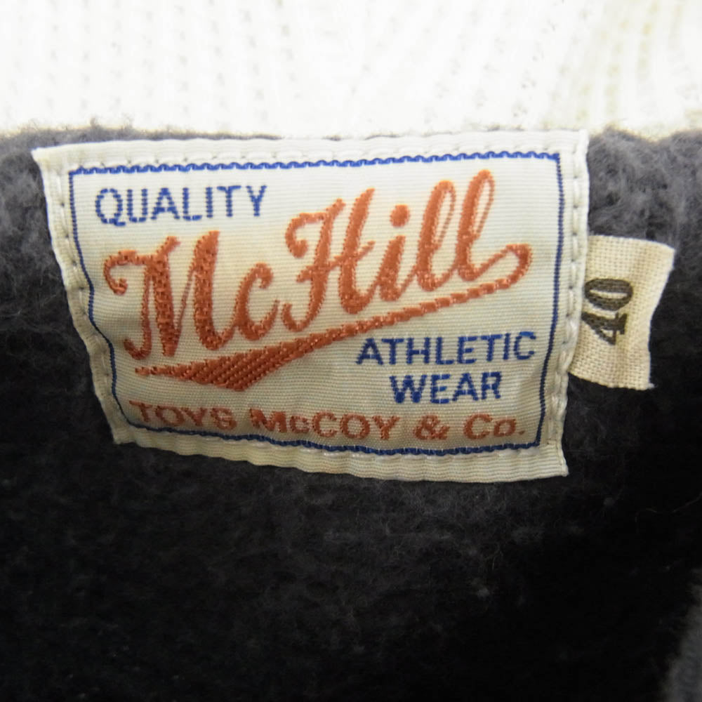 TOY'S McCOY トイズマッコイ TMC1862 McHILL SPORTS WEAR フルジップ パーカー ネイビー系 40【中古】