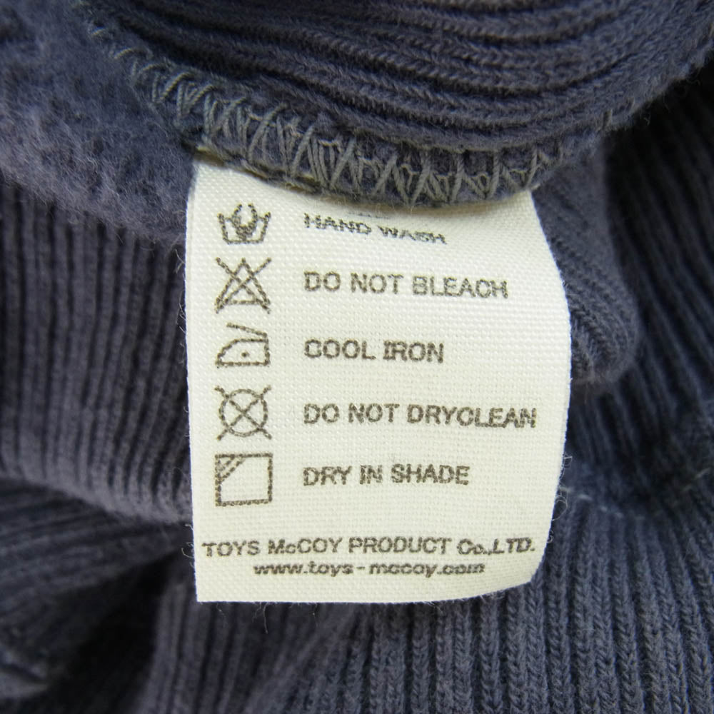 TOY'S McCOY トイズマッコイ TMC1862 McHILL SPORTS WEAR フルジップ パーカー ネイビー系 40【中古】