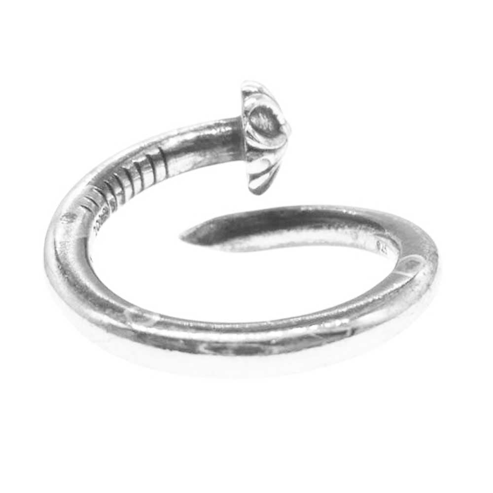 CHROME HEARTS クロムハーツ（原本有） NAIL CRSBALL クロスボール ネイル リング シルバー系 15号【中古】