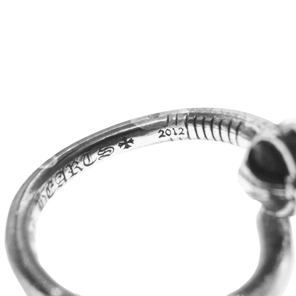 CHROME HEARTS クロムハーツ（原本有） NAIL CRSBALL クロスボール ネイル リング シルバー系 15号【中古】