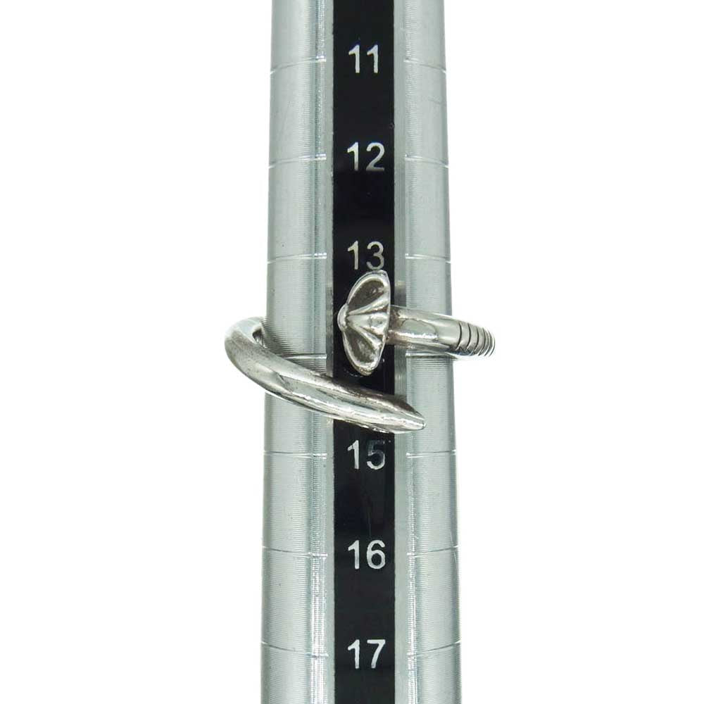 CHROME HEARTS クロムハーツ（原本有） NAIL CRSBALL クロスボール ネイル リング シルバー系 15号【中古】