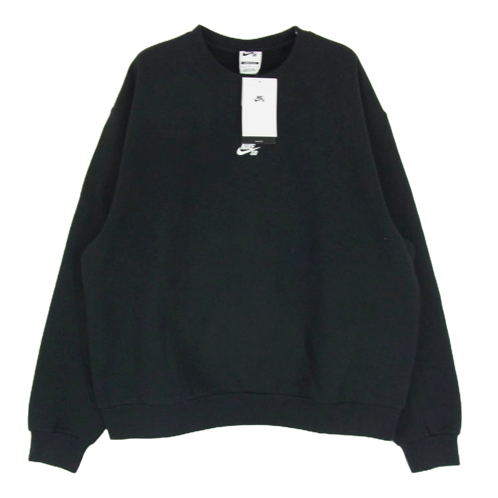 NIKE ナイキ FV7354-010 SB Fleece SKATE CREW Black スケートボード フリースクルー トレーナー ブラック系 L【中古】