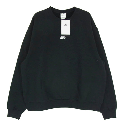 NIKE ナイキ FV7354-010 SB Fleece SKATE CREW Black スケートボード フリースクルー トレーナー ブラック系 L【中古】