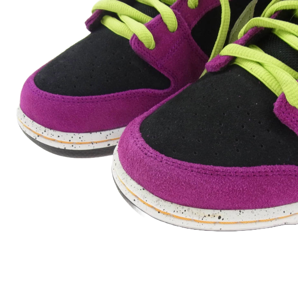 NIKE ナイキ BQ6817－501 SB Dunk Low Red Plum ダンク ロー レッドプラム ブラック系 パープル系 28cm【極上美品】【中古】