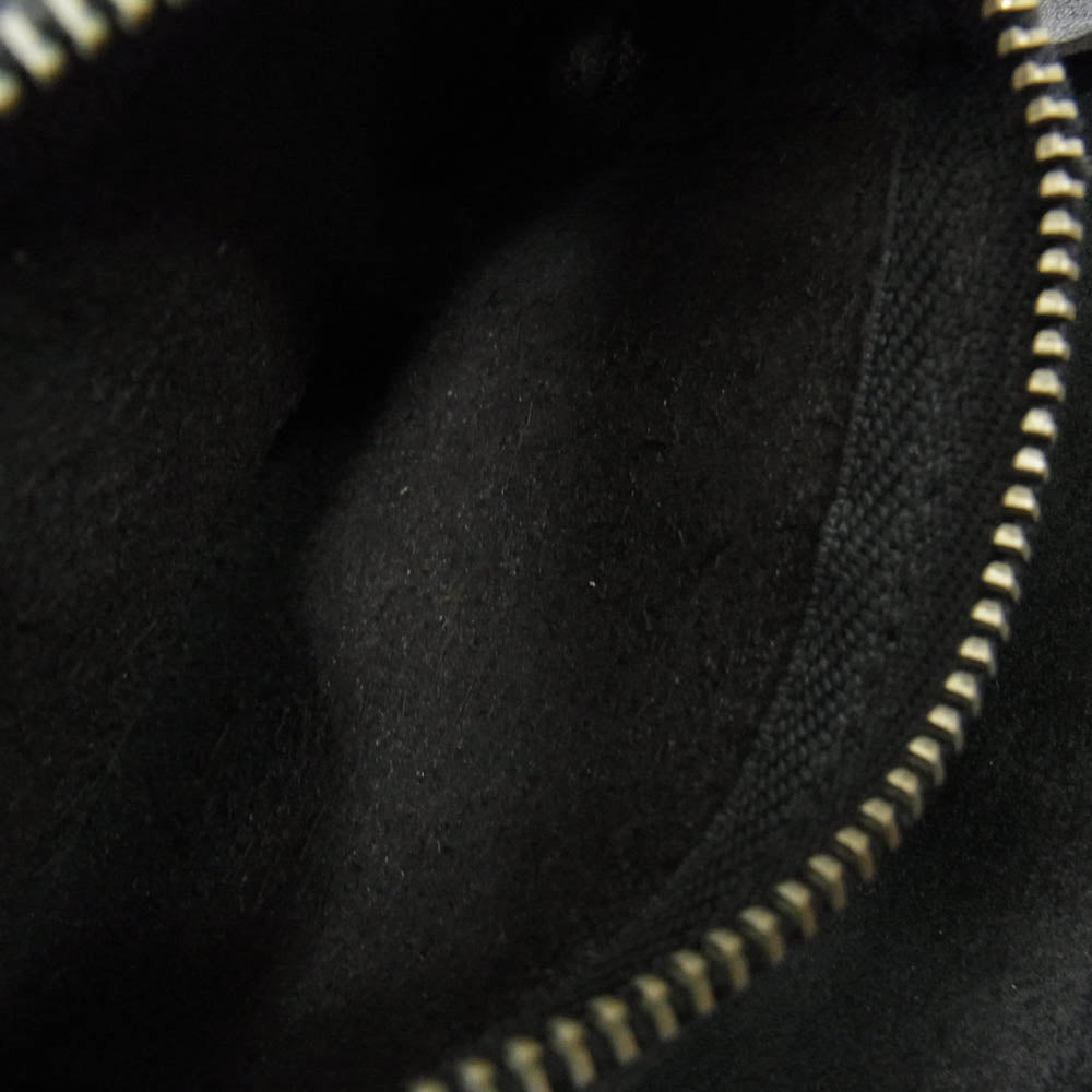 ARGENT GLEAM アージェントグリーム シルバーコンチョスナップボタン レザー トラッカー ショートウォレット ブラック系【中古】