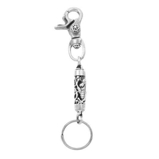 ARGENT GLEAM アージェントグリーム ローラー クリップ キーチェーン シルバー系【中古】