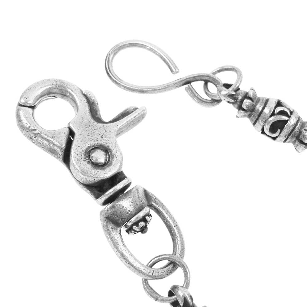 ARGENT GLEAM アージェントグリーム 1クリップ ローラー ウォレットチェーン シルバー系【中古】