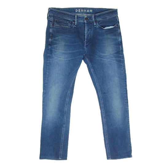 DENHAM デンハム 3114313 BOLT SKINNY FIT ボルト スキニーフィット デニム インディゴ パンツ インディゴブルー系 33【中古】