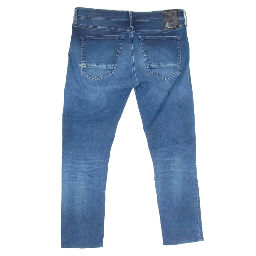 DENHAM デンハム 3114313 BOLT SKINNY FIT ボルト スキニーフィット デニム インディゴ パンツ インディゴブルー系 33【中古】