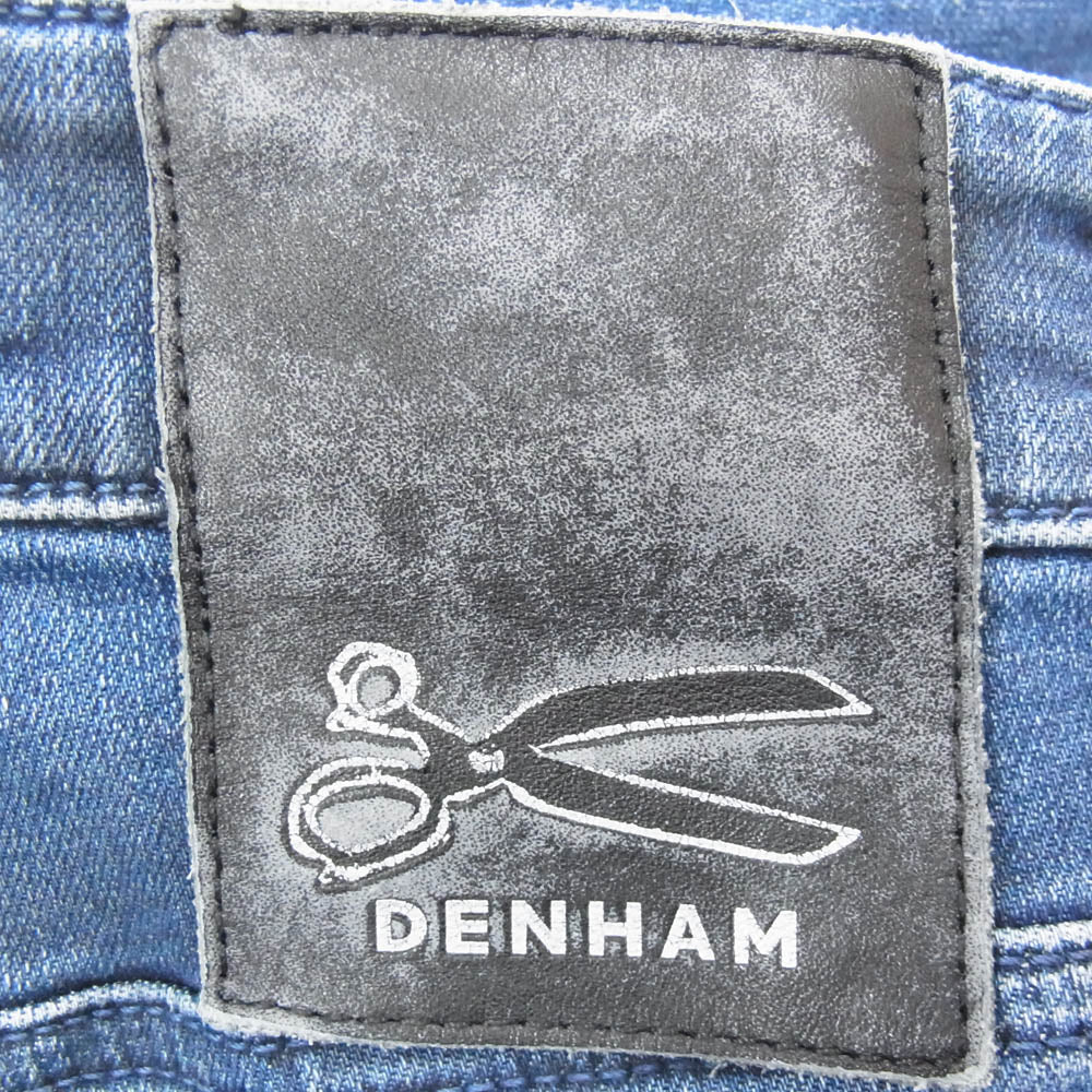 DENHAM デンハム 3114313 BOLT SKINNY FIT ボルト スキニーフィット デニム インディゴ パンツ インディゴブルー系 33【中古】