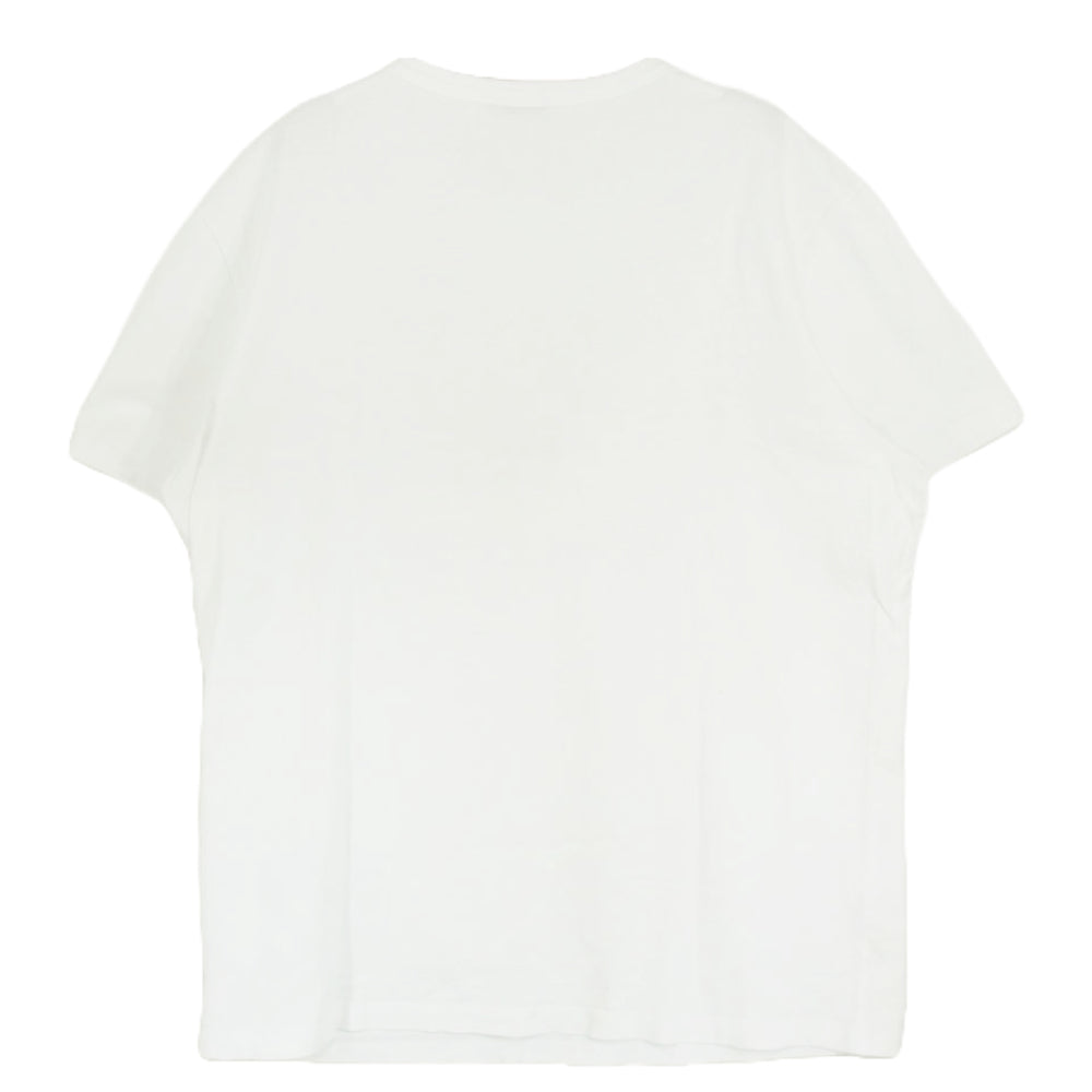 MONCLER モンクレール F10918C70710 8390T MAGLIA Open Box Mens Graphic Stripes Tshirt White グラフィック ストライプ Ｔシャツ ホワイト系 XL【中古】