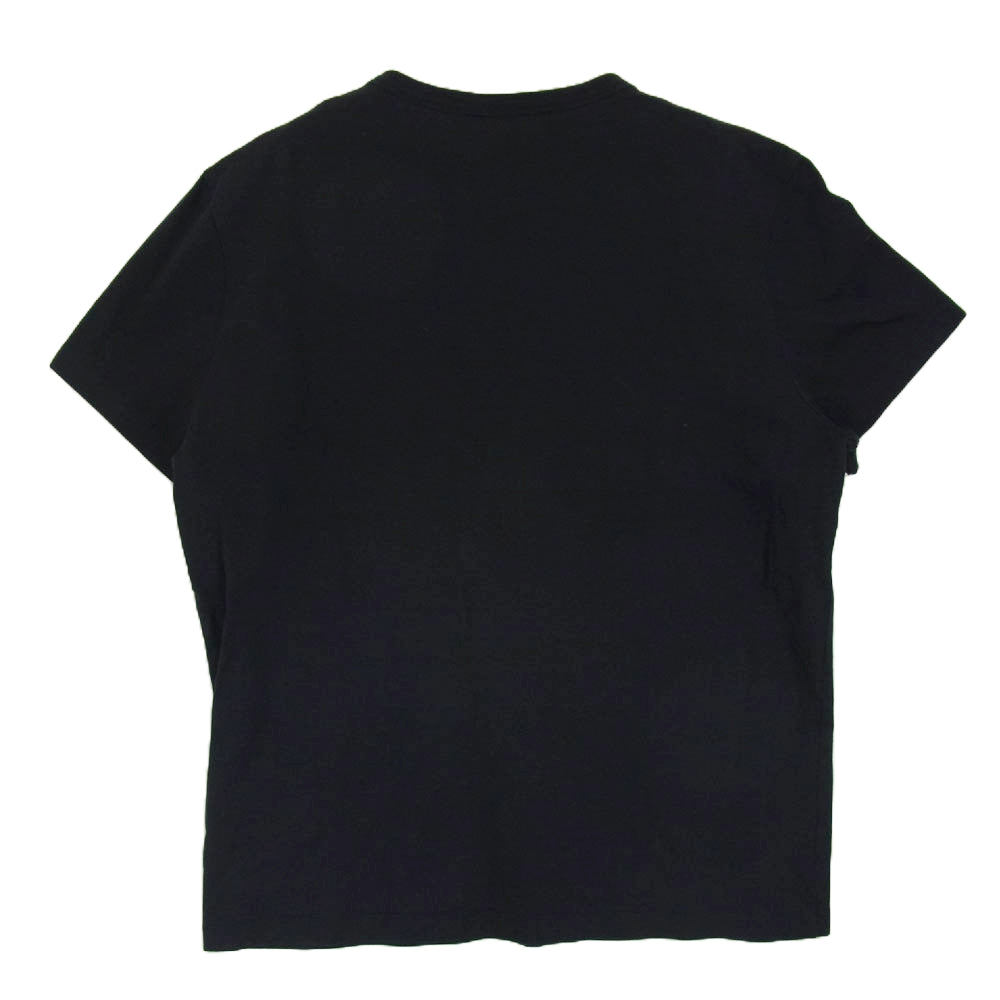 MONCLER モンクレール F10918C70710 8390T MAGLIA Open Box Mens Graphic Stripes Tshirt グラフィック ストライプ Ｔシャツ ブラック系 XL【中古】