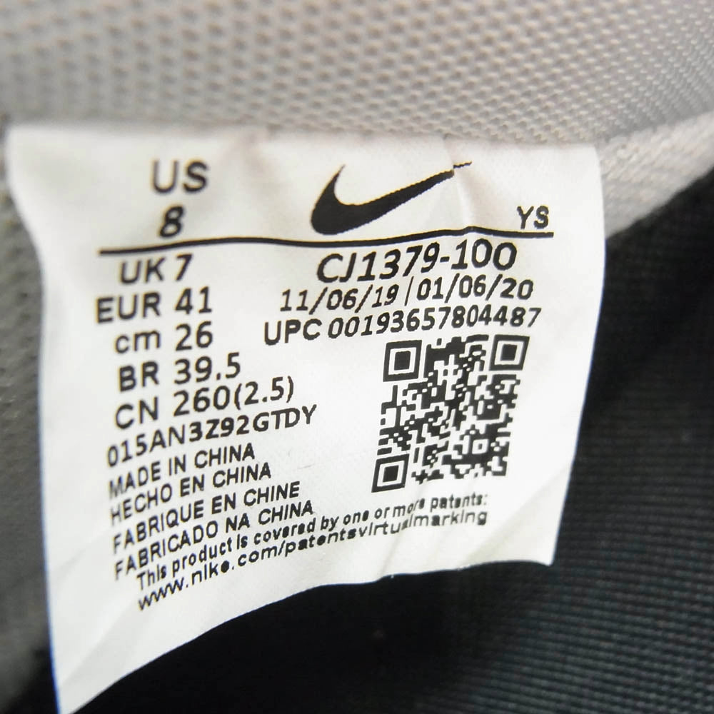 NIKE ナイキ CJ1379-100 Air Force 1 Low Double Air エアフォース1 ロー ダブルエア ホワイト系 26cm【中古】