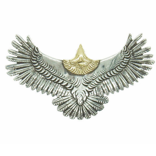 ARIZONA FREEDOM アリゾナフリーダム K18 頭金 旧 大イーグル ペンダントトップ シルバー系 ゴールド系【中古】