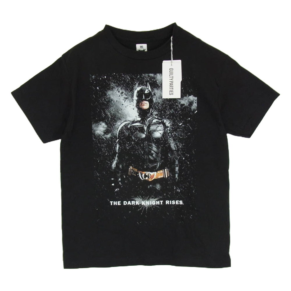 WACKO MARIA ワコマリア TDKT-WM-TEE06 Batman バットマン THE DARK KNIGHT TRILOGY CREW NECK T-SHIRT ダークナイト トリロジー クルーネック Tシャツ 半袖 ブラック系 M【新古品】【未使用】【中古】
