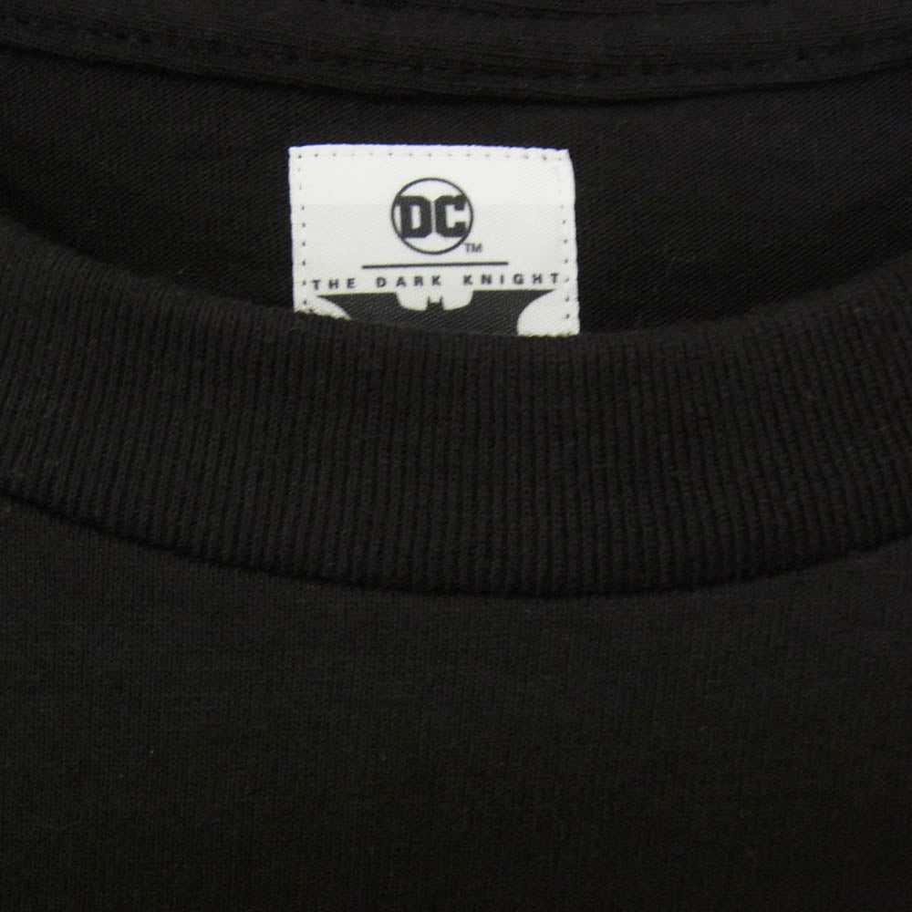 WACKO MARIA ワコマリア TDKT-WM-TEE06 Batman バットマン THE DARK KNIGHT TRILOGY CREW NECK T-SHIRT ダークナイト トリロジー クルーネック Tシャツ 半袖 ブラック系 M【新古品】【未使用】【中古】