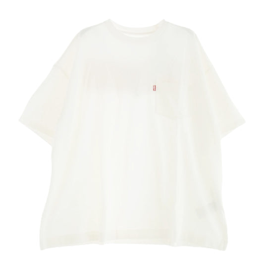 Levi's リーバイス × BEAMS ビームス SUPER WIDE LOGO T-SHIRT Ｔシャツ ホワイト系 XL【新古品】【未使用】【中古】