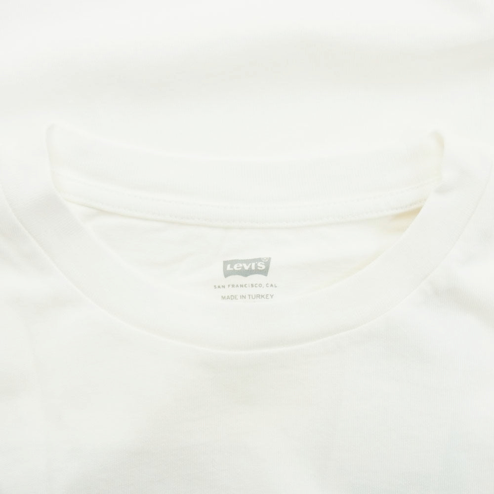Levi's リーバイス × BEAMS ビームス SUPER WIDE LOGO T-SHIRT Ｔシャツ ホワイト系 XL【新古品】【未使用】【中古】