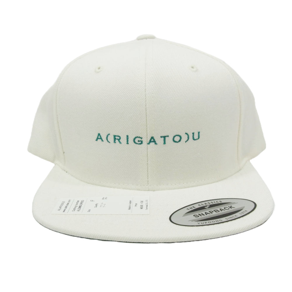 アレフルード A(RIGATO)U キャップ 帽子 ホワイト系【極上美品】【中古】