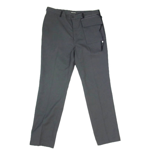 ニューレーベル WORK DRESS TROUSERS ワークドレストラウザーズ パンツ スラックス グレー系 L【中古】