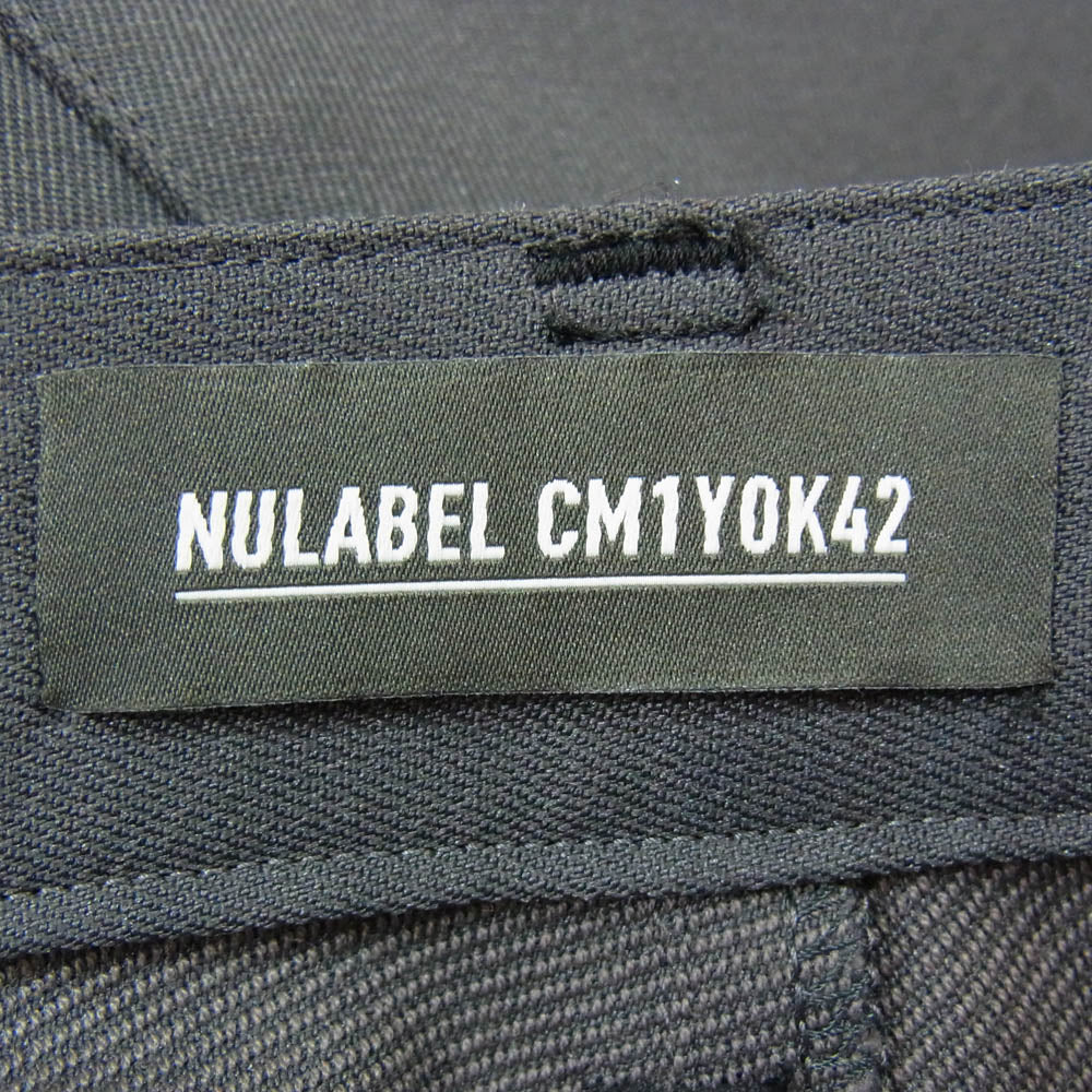 ニューレーベル WORK DRESS TROUSERS ワークドレストラウザーズ パンツ スラックス グレー系 L【中古】