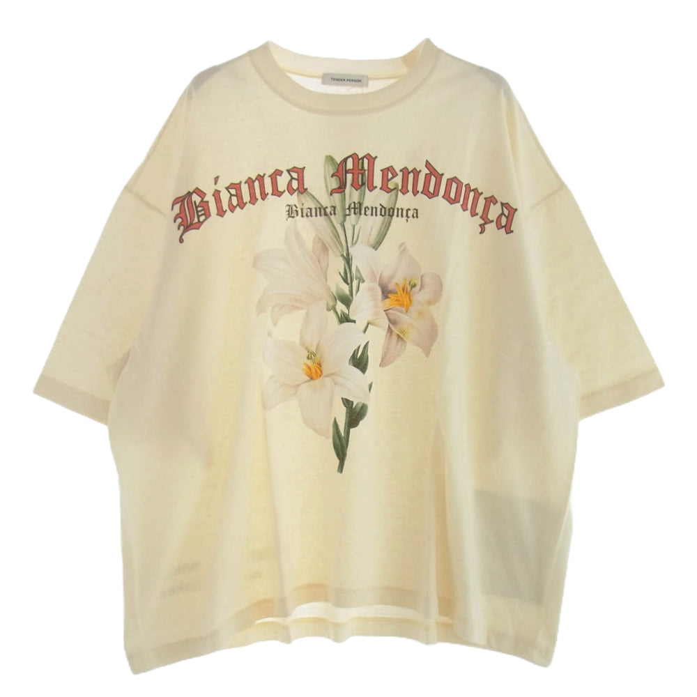 テンダーパーソン BIANCA-003 BIANCA T-SHIRTS Ｔシャツ オフホワイト系 00【新古品】【未使用】【中古】