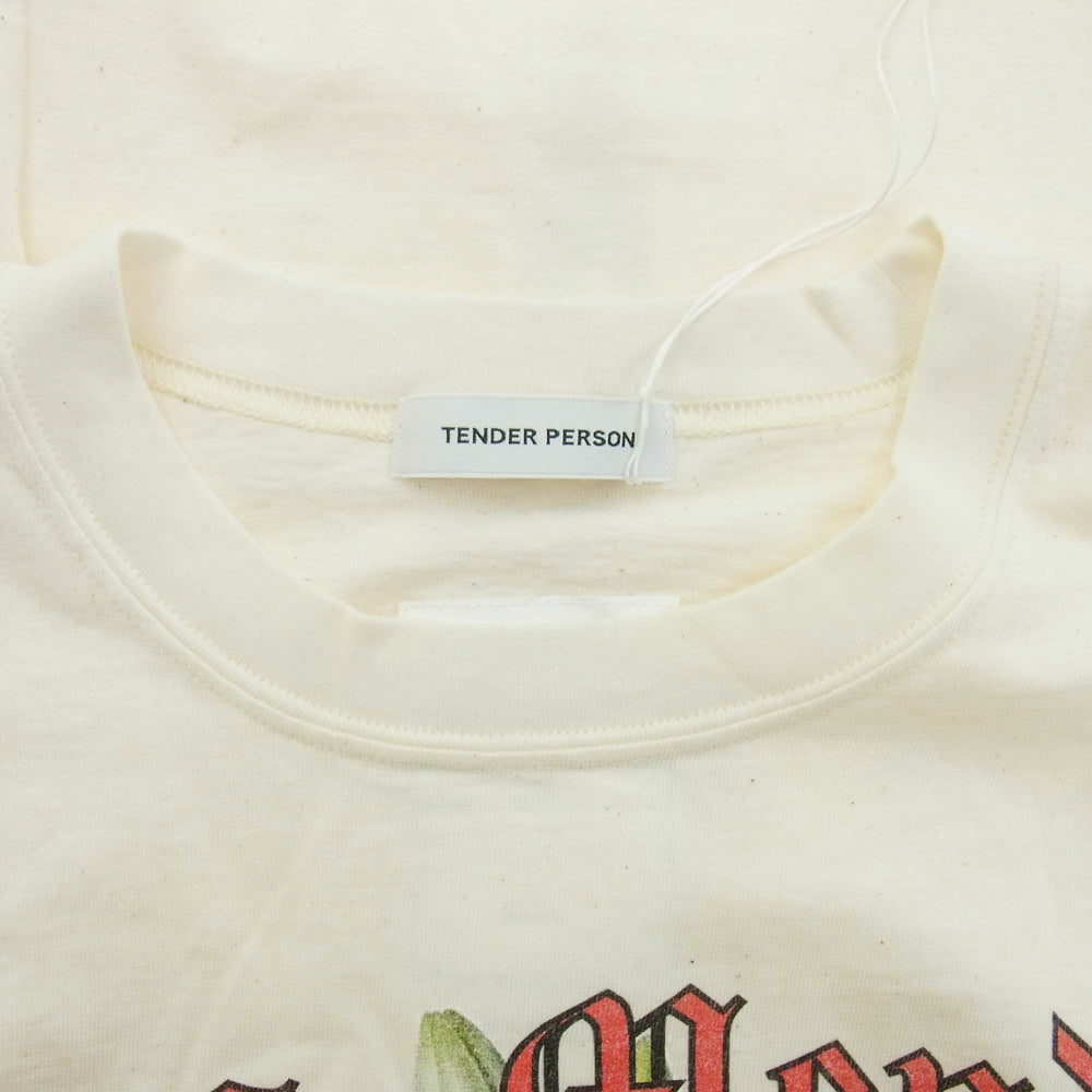 テンダーパーソン BIANCA-003 BIANCA T-SHIRTS Ｔシャツ オフホワイト系 00【新古品】【未使用】【中古】