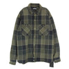 NEIGHBORHOOD ネイバーフッド 22SS 221ARNH-SHM01 L/S SHIRTS ヘビーネル チェック柄 長袖 シャツ カーキ系 XL【中古】