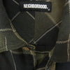 NEIGHBORHOOD ネイバーフッド 22SS 221ARNH-SHM01 L/S SHIRTS ヘビーネル チェック柄 長袖 シャツ カーキ系 XL【中古】
