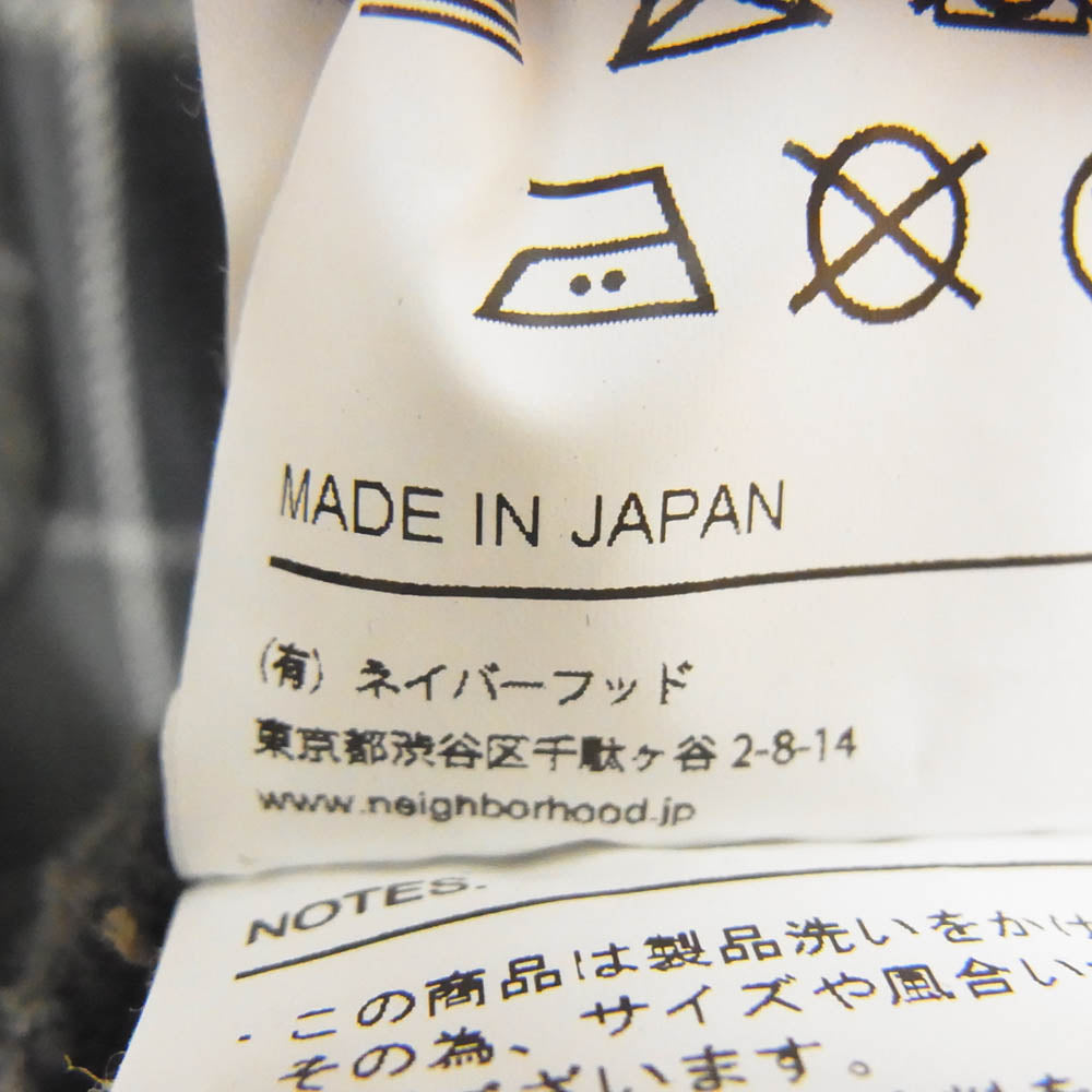 NEIGHBORHOOD ネイバーフッド 22SS 221ARNH-SHM01 L/S SHIRTS ヘビーネル チェック柄 長袖 シャツ カーキ系 XL【中古】