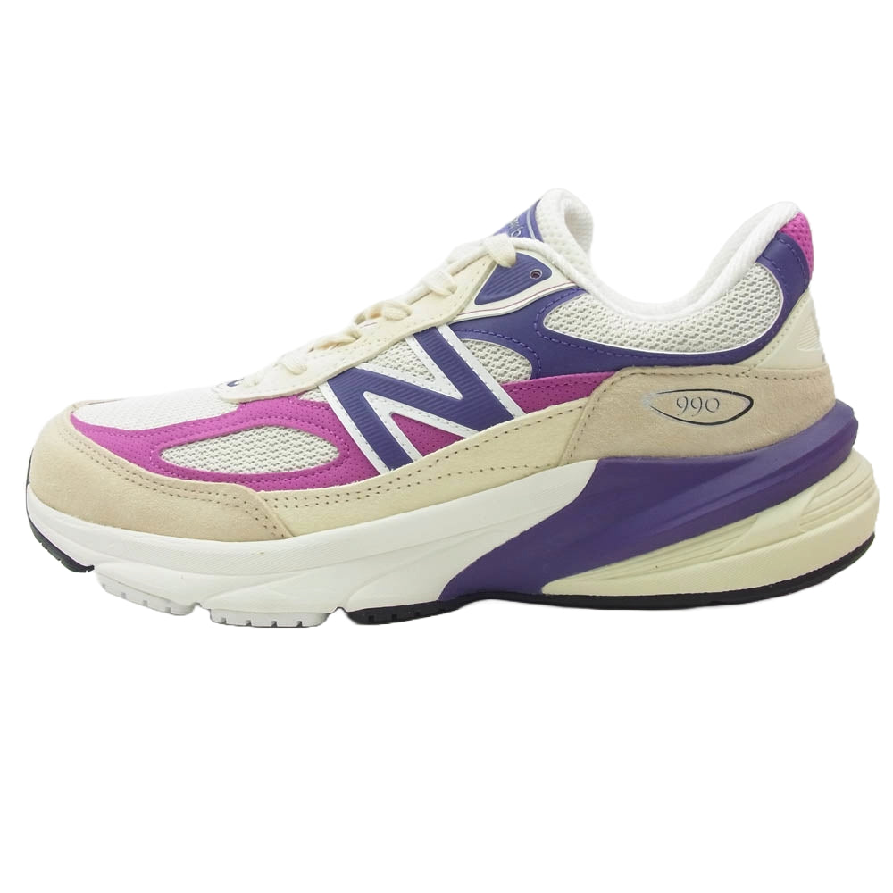 NEW BALANCE ニューバランス USA製 U990TD6 スニーカー ランニングシューズ ベージュ系 27cm【極上美品】【中古】