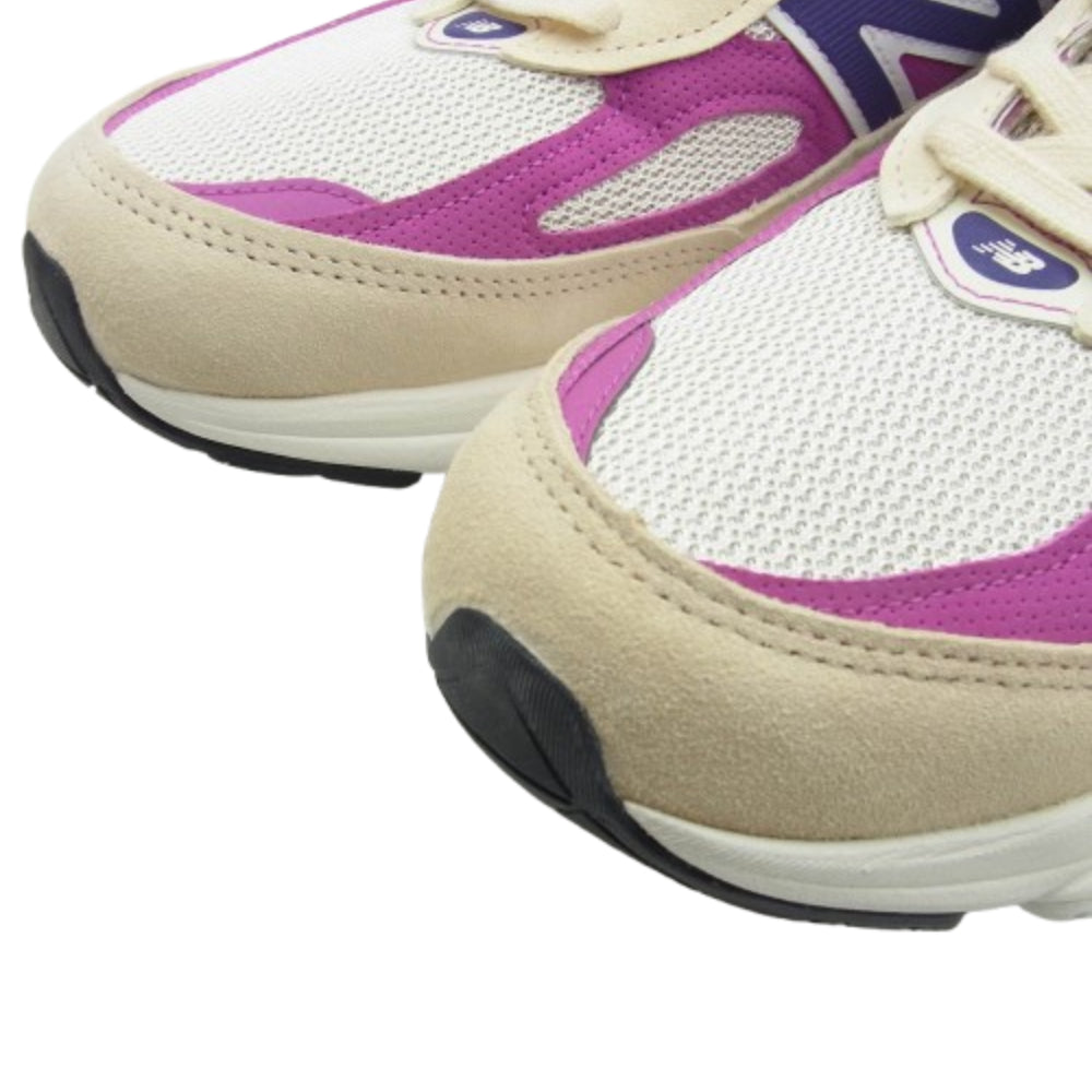 NEW BALANCE ニューバランス USA製 U990TD6 スニーカー ランニングシューズ ベージュ系 27cm【極上美品】【中古】