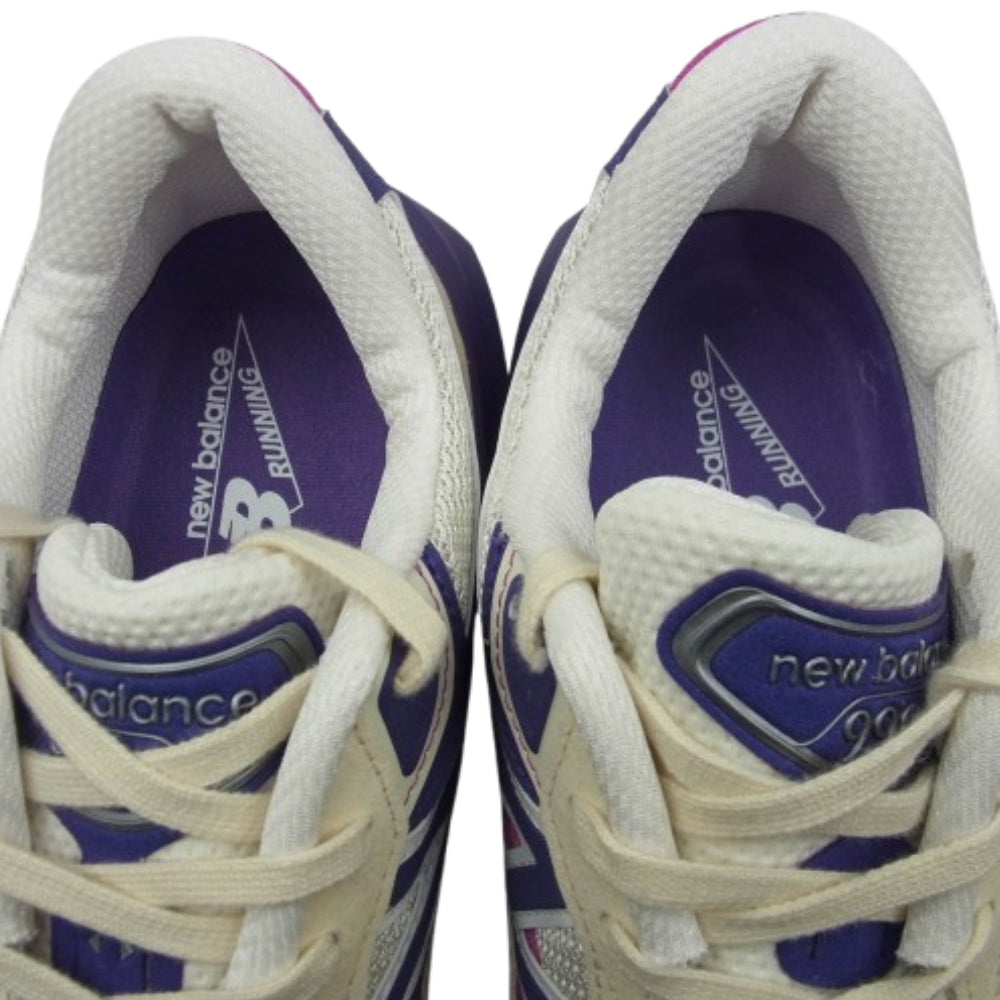 NEW BALANCE ニューバランス USA製 U990TD6 スニーカー ランニングシューズ ベージュ系 27cm【極上美品】【中古】