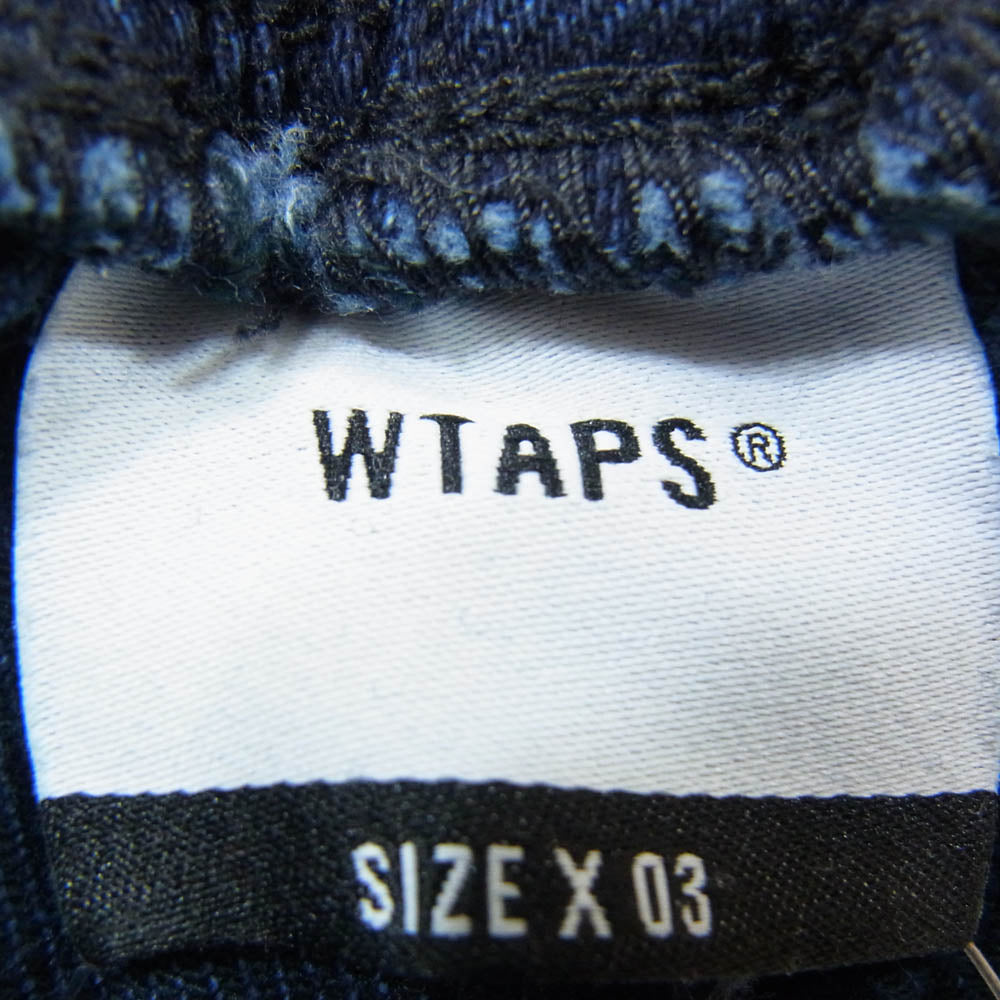 WTAPS ダブルタップス 23SS 231WVDT-PTM02 Milt2001 / Trousers / Cotton. Denimトラウザーズ コットン デニム パンツ インディゴブルー系 X03【中古】