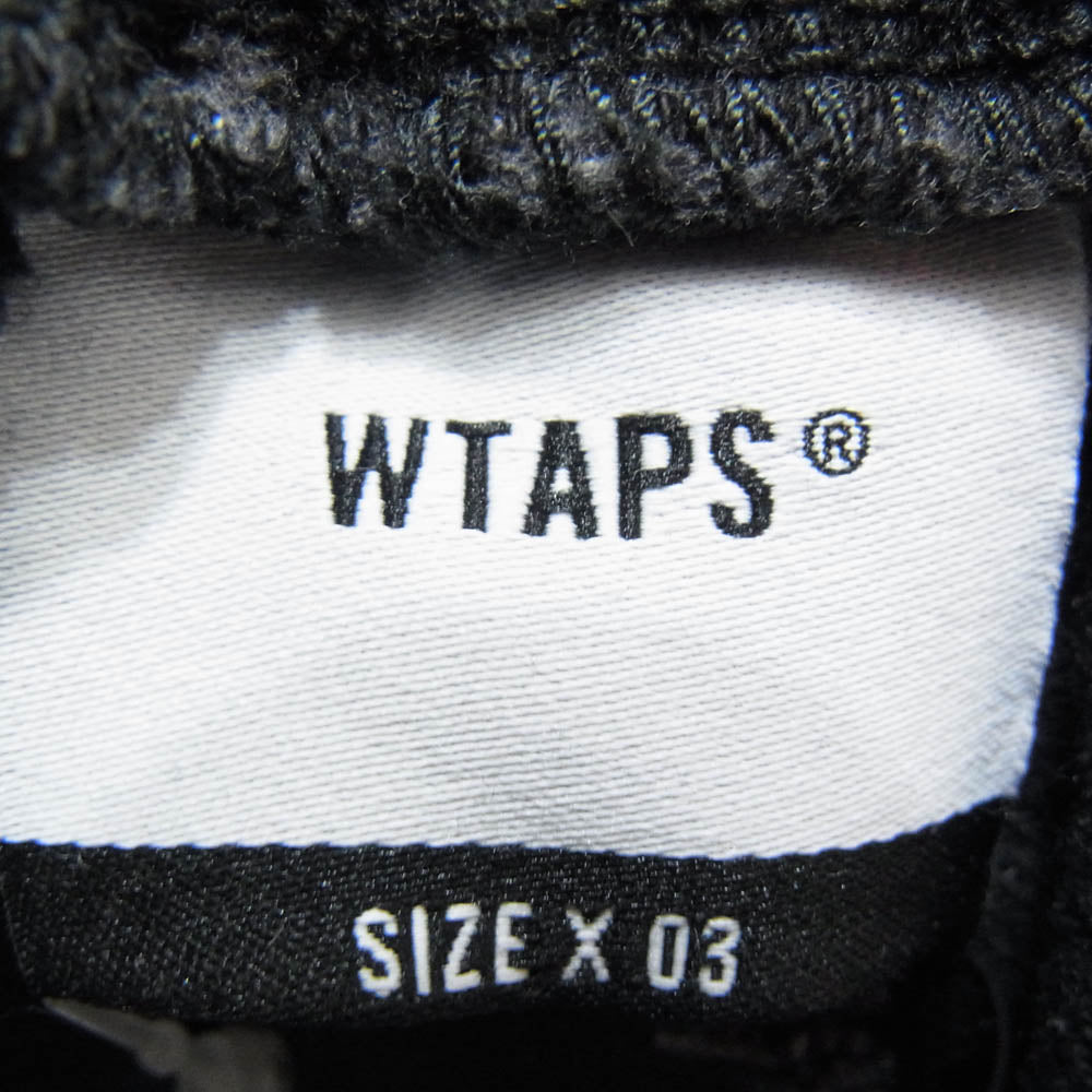 WTAPS ダブルタップス 23SS 231WVDT-PTM02 Milt2001 / Trousers / Cotton. Denim Black トラウザーズ コットン デニム パンツ ブラック系 X03【中古】