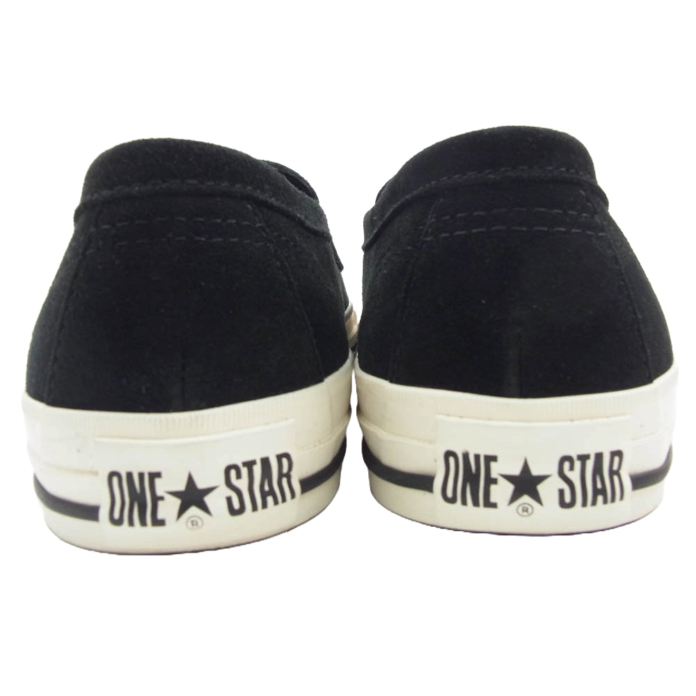 CONVERSE コンバース 1SC911 addict NEXUSVII One Star Loafer アディクト ネクサスセブン ワンスター ローファー ローカット スニーカー ブラック系 27cm【新古品】【未使用】【中古】