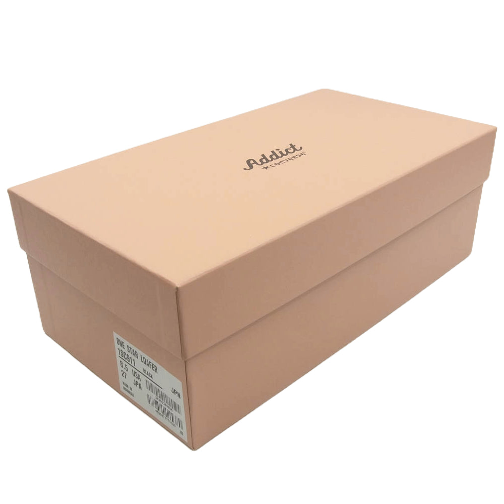 CONVERSE コンバース 1SC911 addict NEXUSVII One Star Loafer アディクト ネクサスセブン ワンスター ローファー ローカット スニーカー ブラック系 27cm【新古品】【未使用】【中古】