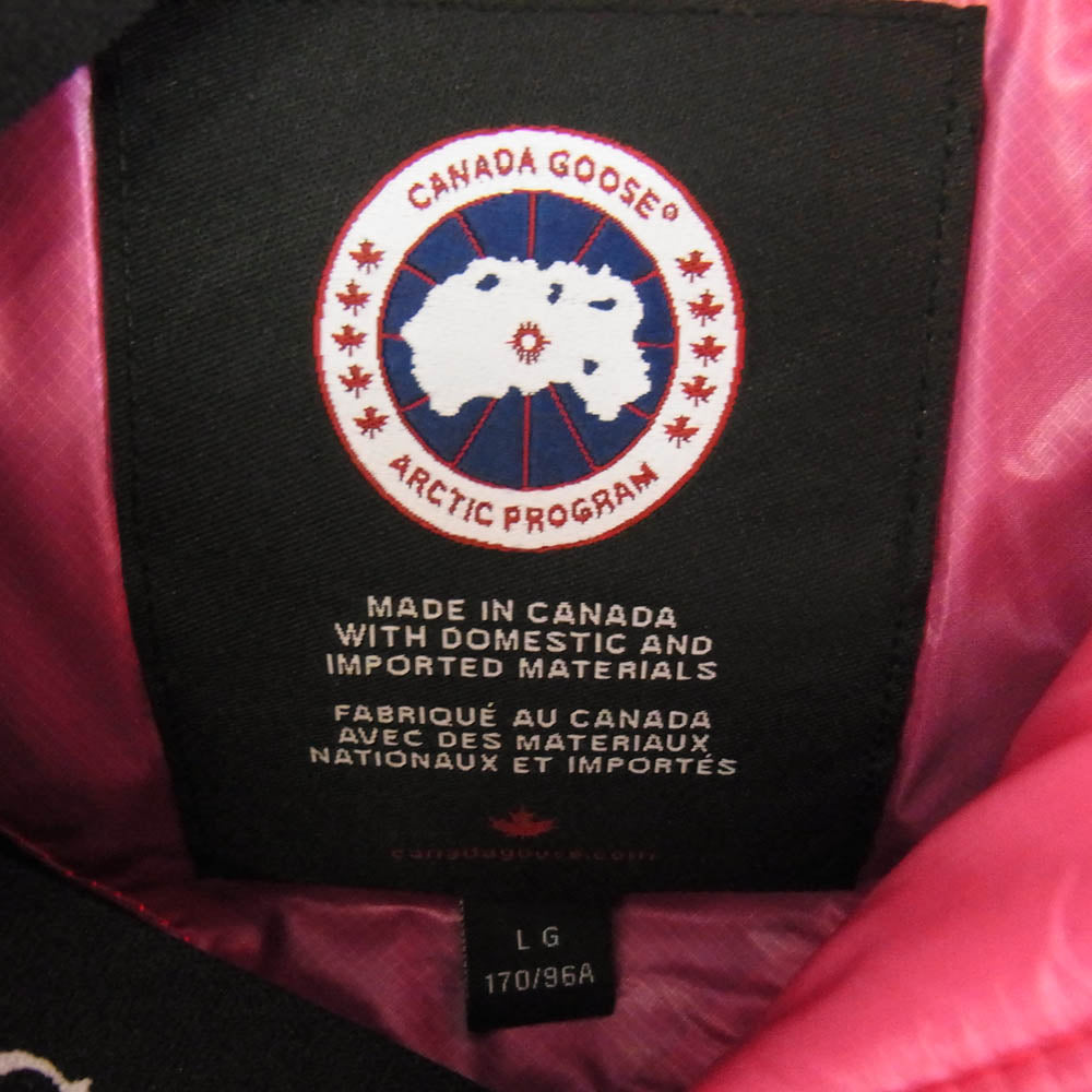 CANADA GOOSE カナダグース 2239L Cypress Puffer サイプレス パッファ― ダウン ジャケット ピンク系 L ピンク系 L【中古】