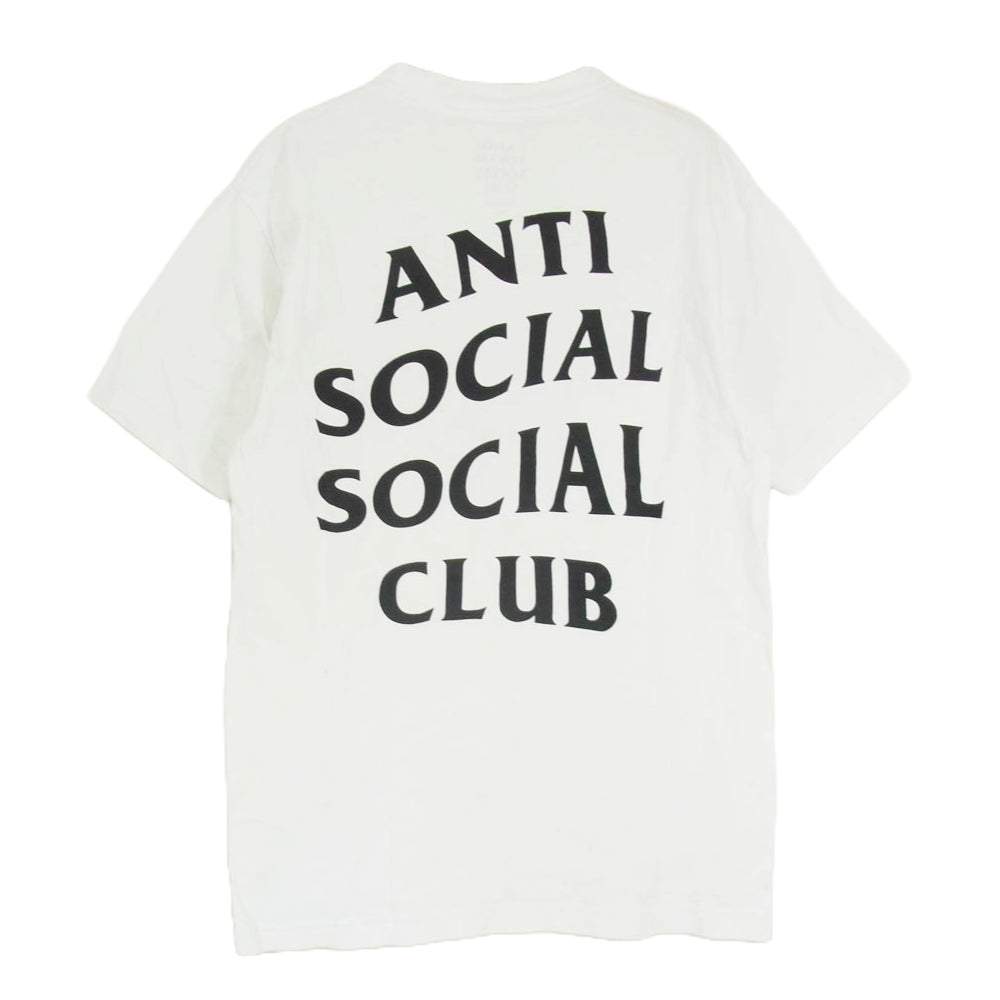 アンチソーシャルソーシャルクラブ PRINT  TEE プリント Ｔシャツ ホワイト系 M【中古】