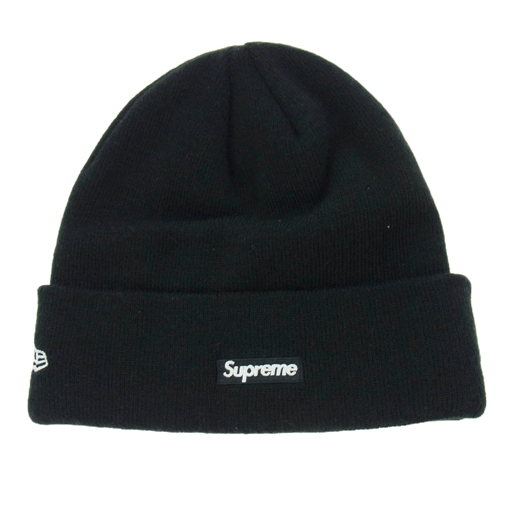 Supreme シュプリーム New Era S Logo Beanie ニューエラ S ロゴ ビーニー ニットキャップ ブラック系【中古】