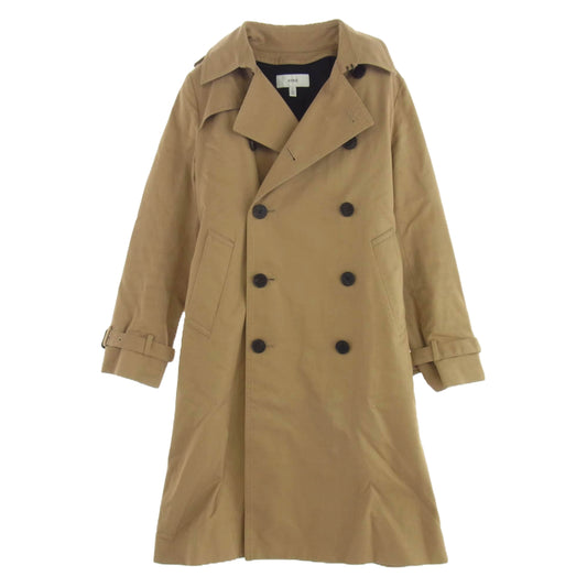 HYKE ハイク 19AW 191-17005 022 ウールライナー付き トレンチ コート ライトブラウン系 1【中古】