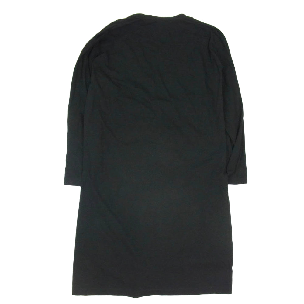 Yohji Yamamoto ヨウジヤマモト GroundY グラウンドワイ GD-T07-047 コットン ロング カーディガン ブラック系 3【中古】